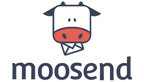 A logo of moosend-marketing automation software