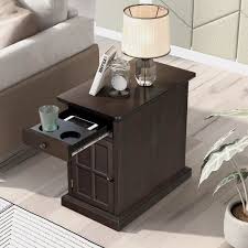 clic vine end table with usb