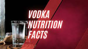 vodka nutrition facts calories and