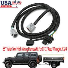 Learn how to install the trailer. Taoautoparts Trailer Hitch Wiring Harness Kit For 07 18 Jeep Wrangler Jk 69 Inch Automotive Parts Accessories
