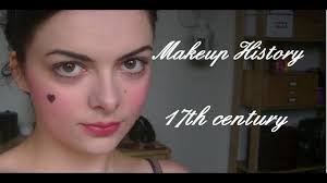 makeup history 17th century you