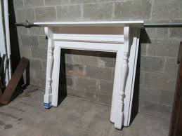 Antique Fireplace Mantel With Columns