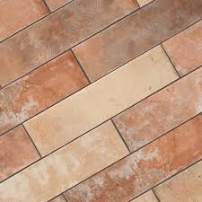 Somertile 2 5x10 Inch Suffolk Brick North East Porcelain Floor And Wall Tile 27 Tiles 5 29 Sqft