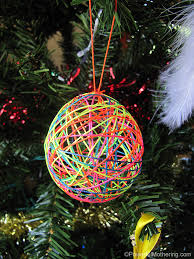 Choose from a variety of sizes & designs. Yarn Or String Ball Christmas Ornaments A Diy Craft For Kids