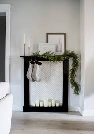 DIY Faux Fireplace Mantel Designed Simple