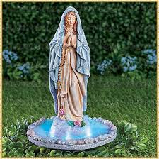 Solar Virgin Mary Statue Blessed Mother