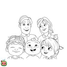 He is a kind of animal. Cocomelon Coloring Pages 50 Coloring Pages Wonder Day Coloring Pages For Children And Adults