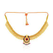 malabar gold 22 kt gold necklace