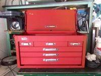 red kennedy tool box color match the