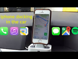 iphone docking in car dock