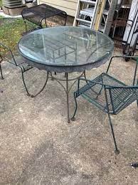 Vintage Patio Table And Chair Set