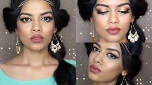 princess jasmine makeup hair tutorial