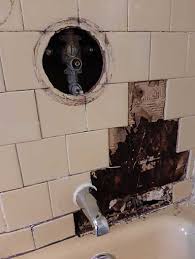 Shower Wall Tile And Grout Repair In