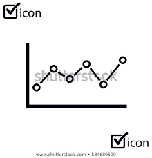 Graph Chart Icon Diagram Symbol Graph Stock Vector Royalty