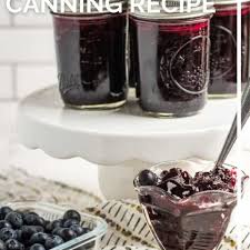 blueberry jam canning recipe