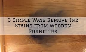 Remove Ink Stains From Wooden Furniture