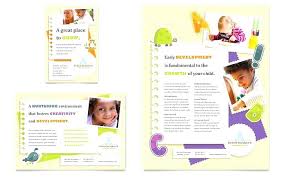 Preschool Brochure Samples Template Strand Vs Coding Fanpop Co