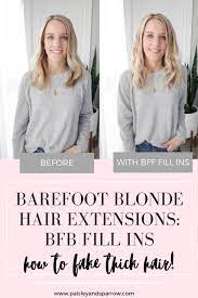 barefoot blonde hair extensions review