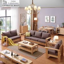 Simple Wooden Sofa Set Designs
