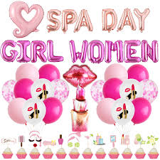 spa party balloons spa day decoration