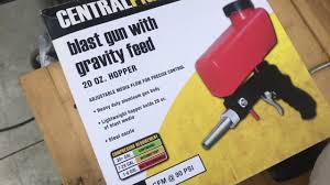 review blast gun with gravity feed