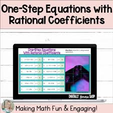 One Step Equations With Rational