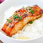 baked salmon and ginger