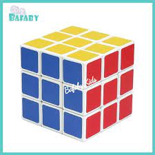 BAFABY001] Rubik 3x3, Đồ Chơi Xếp Hình Lắp Ráp Phát Triển Tư Duy Cho bé,  Xoay Cực Trơn 5x5cm