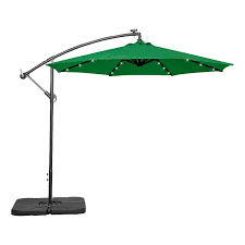 Solar Led Cantilever Patio Umbrella