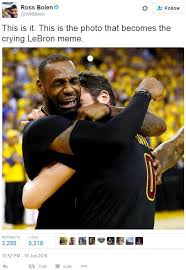 The crying lebron memes have hit every corner of social media. Crying Lebron Know Your Meme