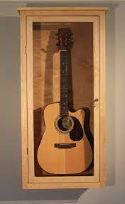 Acoustic Guitar Display Case Wall