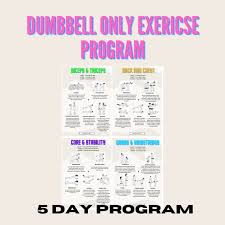 Home Workout Plan Dumbbells Only