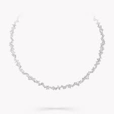 Welcome to a fabulous world. Threads Diamond Necklace White Gold Graff