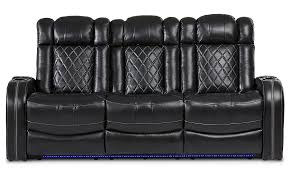 leather power reclining sofa omega