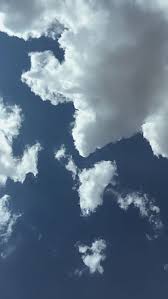 sky blue aesthetic dark blue cloud hd