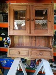 antique pine wall cabinet in dursley