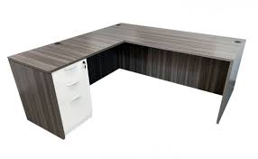 Modern simple desk table particle board white with drawer for living room office bedroom laptops paperwork 100*50*66cm. L Shaped Desk White Drawers Gray Woodgrain White Express Laminate Express Office Furniture