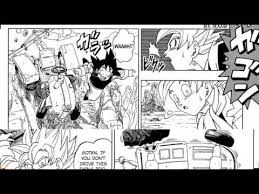 Defiance in the face of despair!! Dragon Ball Super Manga Panel Release Youtube