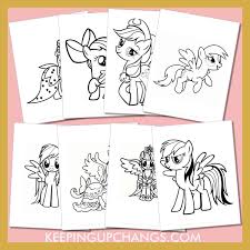 24 free my little pony coloring pages
