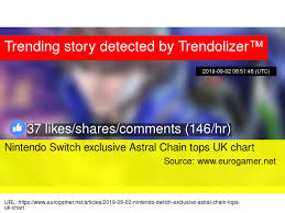 Nintendo Switch Exclusive Astral Chain Tops Uk Chart