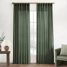 Olive Green Curtains 96 Inches Long For