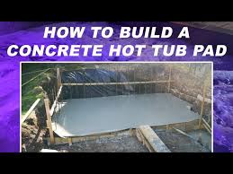 How To Build A Concrete Hot Tub Pad