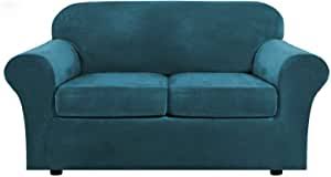 When you buy a everly quinn binghamton 33.5'' wide velvet armchair online from wayfair, we make it as easy as possible for you to find out when your product will be delivered. Amazon Com Real Velvet Plush 3 Piece Stretch Sofa Covers Couch Covers For 2 Cushion Couch Loveseat Covers Base Cover Plus 2 Individual Cushion Covers Feature Thick Soft Stay In Place Medium Sofa Deep Teal Kitchen Dining
