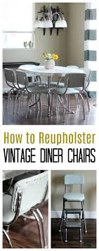 How To Reupholster Vintage Diner Chairs
