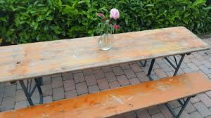 Vintage Garden Beer Table And Benches