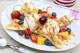 122 members have saved this recipe to their recipe box. Breakfast Banana Split The Fountain Avenue Kitchen