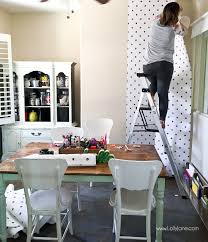The country chic cottage craft room organization doesn't have to be ugly or monotonous. How To Apply Peel And Stick Wallpaper For This Cute Craft Room 700x815 Wallpaper Teahub Io