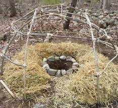 My favorite winter recipe for a 'stove top sweat lodge' is a big pot of sea salted water brought to a boil then removed from heat source, where you add fresh rosemary sprigs with a ¼ teaspoon lavender. Practical Primitive One Time Only Workshops Sweat Lodge Lodge Lodge Ideas