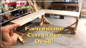 And i'm really loving how much storage is packed. How To Build This Awesome Farmhouse Corner Desk Less Than 100 Youtube