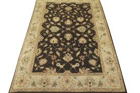 ivory fine hand knotted rug made in